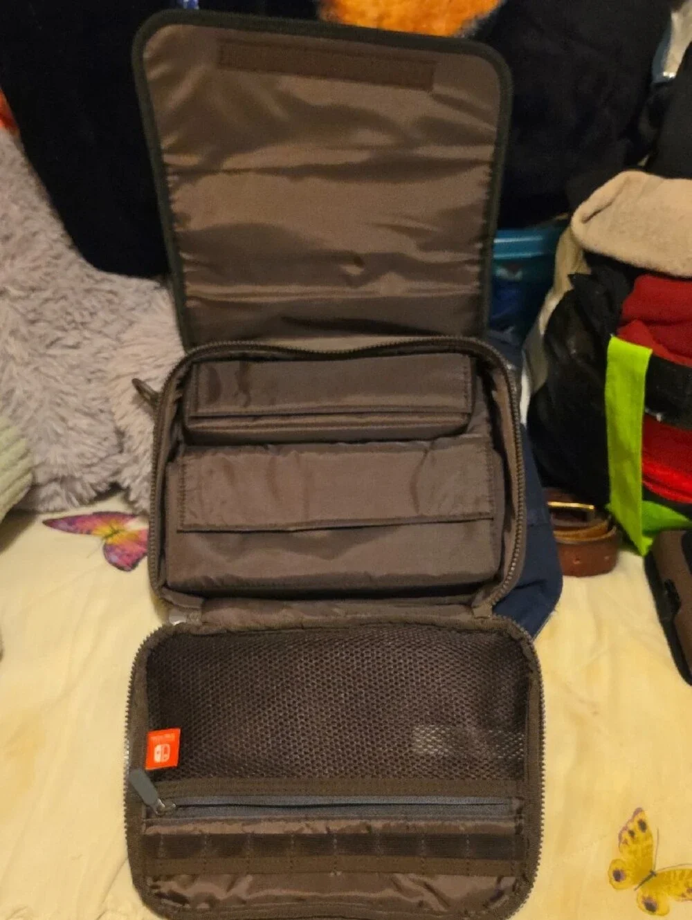 Nintendo Gray and Black Portable Carry Case for Switch